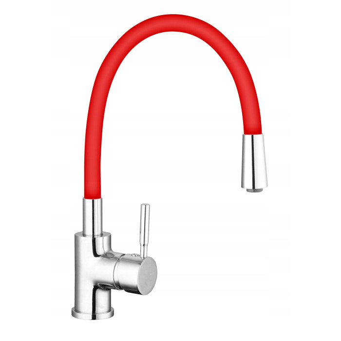 BATERIA ZLEWOZMYWAKOWA BATERM CZERWONA WYGINANA KING