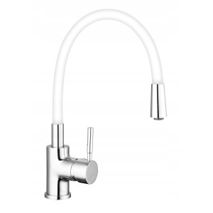 BATERIA ZLEWOZMYWAKOWA BATERM BIAŁA WYGINANA