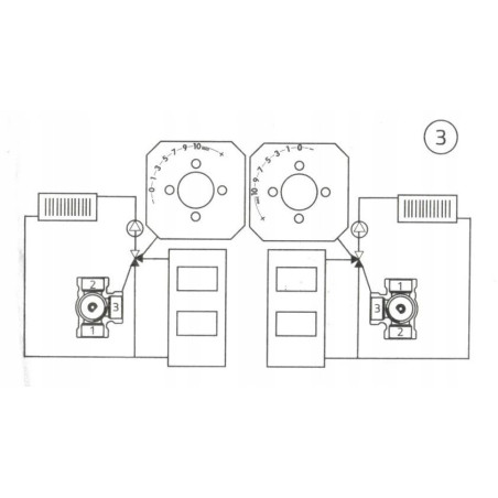 ZAWÓR REGULACYJNY 3 DROGOWY MIESZAJĄCY 5/4 cala
