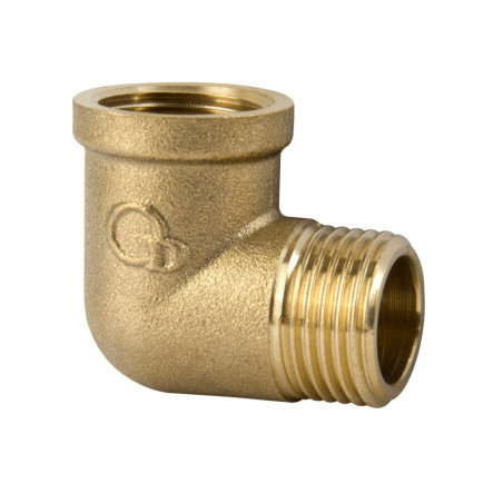 Kolano kolanko mosiężne 2 cale WZ DN50 nyplowe