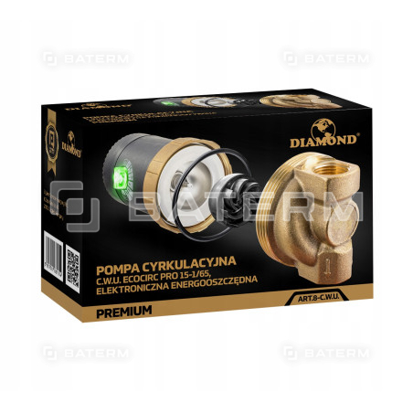 Pompa elektroniczna C.W.U. cyrkulacyjna PREMIUM