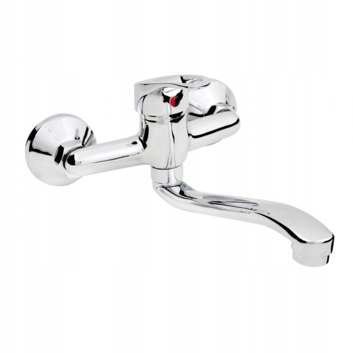 BATERIA ZLEWOZMYWAKOWA ŚCIENNA ATUT CHROM