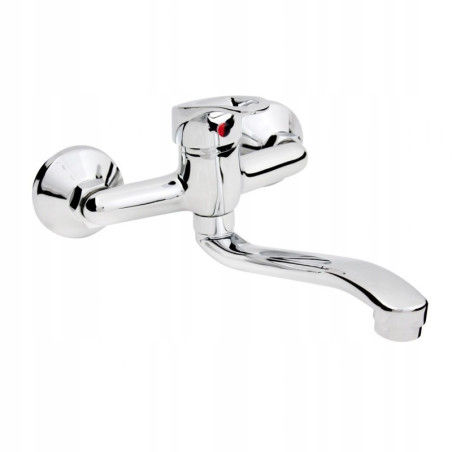 BATERIA ZLEWOZMYWAKOWA ŚCIENNA ATUT CHROM