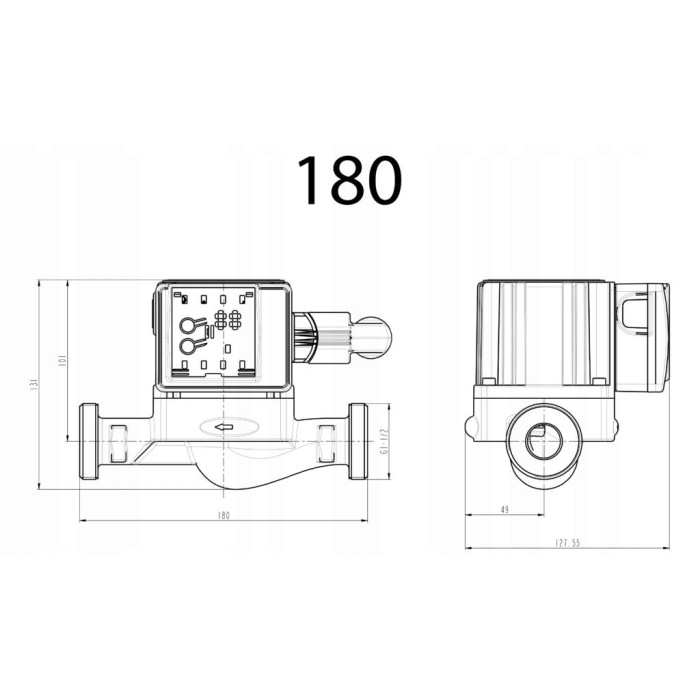 POMPA C.O. ELEKTRONIK ENERGOOSZCZĘDNA 40 + ŚRUBUNK