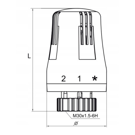 GŁOWICA TERMOSTATYCZNA MODEL 399