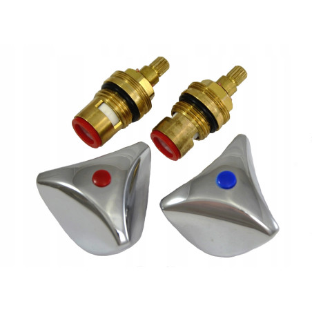 POKRĘTŁO EXLUSIVE BATERII GŁOWICE CERAMICZNE 2+2