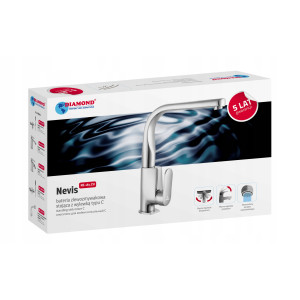 BATERIA ZLEWOZMYWAKOWA DIAMOND NEVIS STOJĄCA C