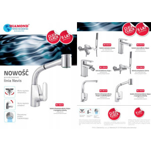 BATERIA ZLEWOZMYWAKOWA DIAMOND NEVIS STOJĄCA C