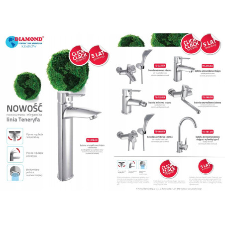BATERIA UMYWALKOWA STOJĄCA TENERYFA DIAMOND