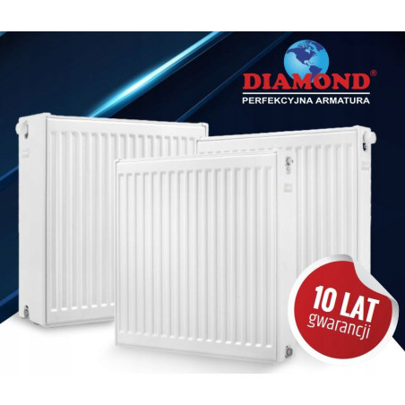 GRZEJNIK PANELOWY DOLNOZAS. DIAMOND V11 600x400