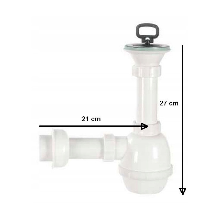 SYFON DO ZLEWOZMYWAKA 1-KOMOROWEGO TWORZYWO