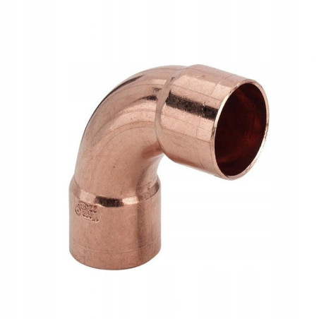 ŁUK miedziany fi 22 mm dwukielichowy VIEGA