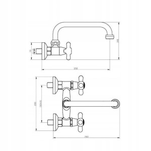 BATERIA UMYWALKOWA DIAMOND RETRO