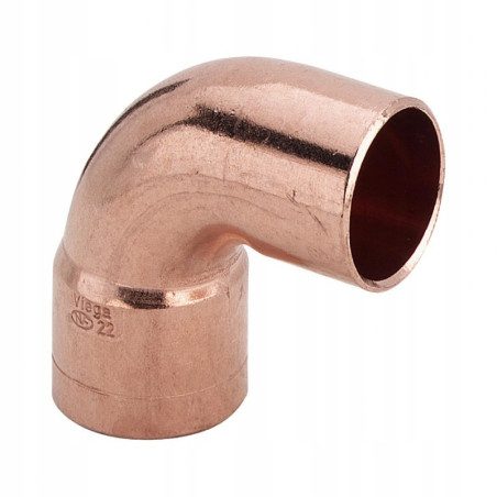 Kolano miedziane fi 22 mm jednokielichowe VIEGA