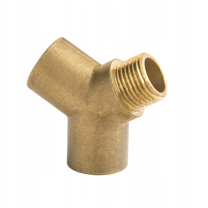 Trójnik Trojak mosiężny Y 1/2 cala GWGWGZ