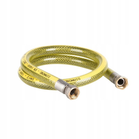 ELASTYCZNY WĄŻ DO GAZU 1/2 CALA DO GWGW 125 cm