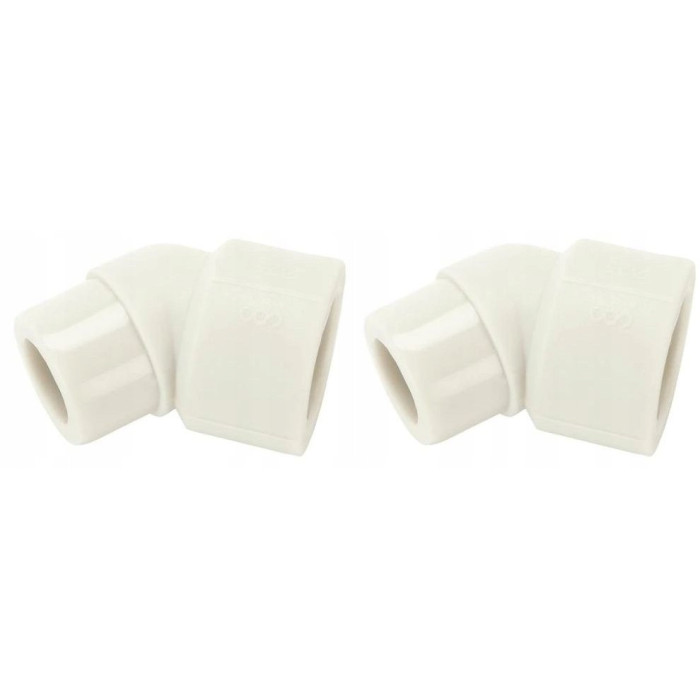 Kolano nyplowe 45 stopni PP-R PN25 25 mm