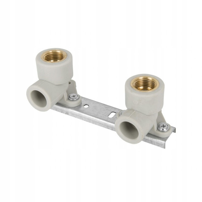 Listwa baterii z kolanami PP-R PN25 20x1/2 cala GW 150 mm