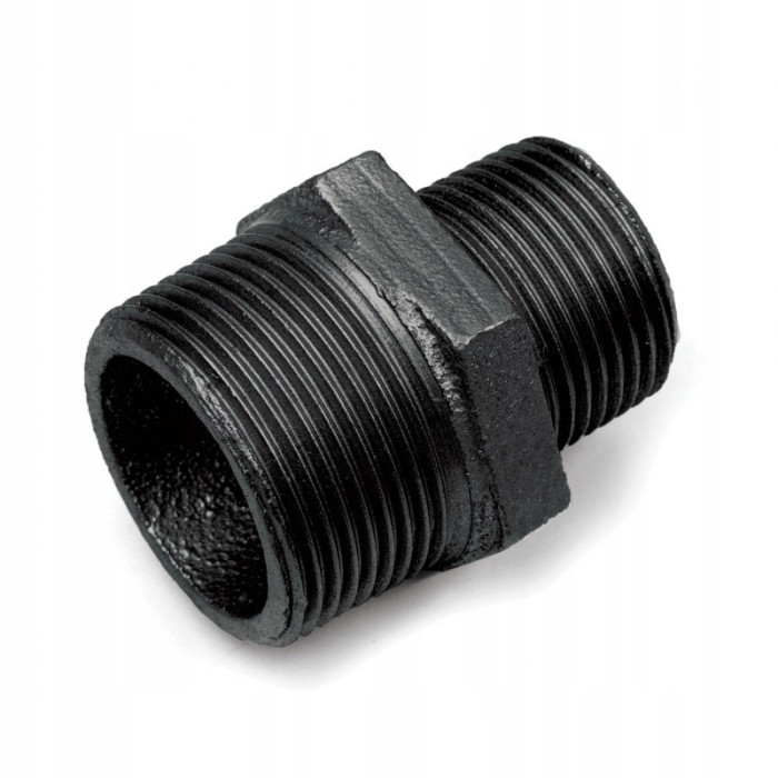 Nypel redukcyjny czarny 3/4 cala x 1/2 cala