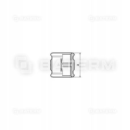 MUFA ocynkowana 6/4 cala DN40