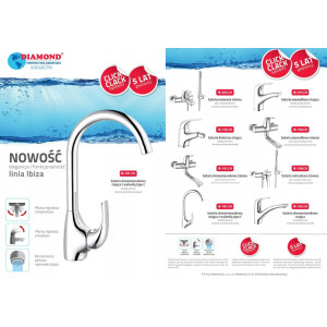 Bateria zlewozmywakowa stojąca DIAMOND C IBIZA