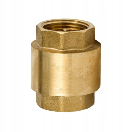 Zawór zwrotny 1/2 cala DN15 trzpień mosiężny