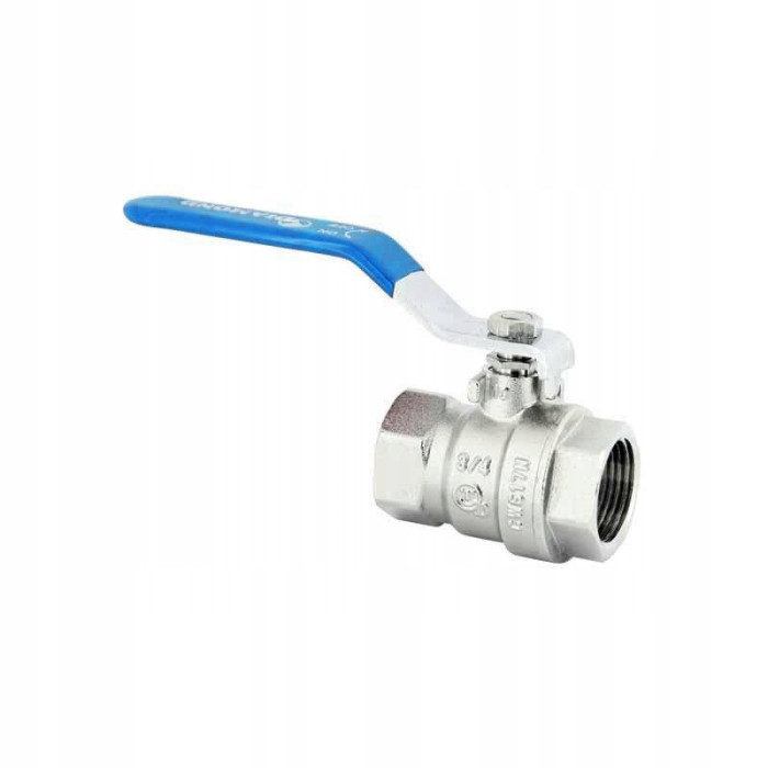 Zawór kurek kulowy 1/2 cala DN15 Hiszpan WW MOCNY NIEBIESKA RĄCZKA DIAMOND