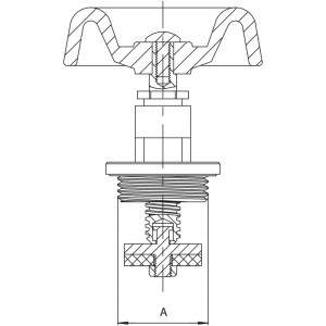 Głowica do zaworu 5/4 cala 32 mm ŻELIWO