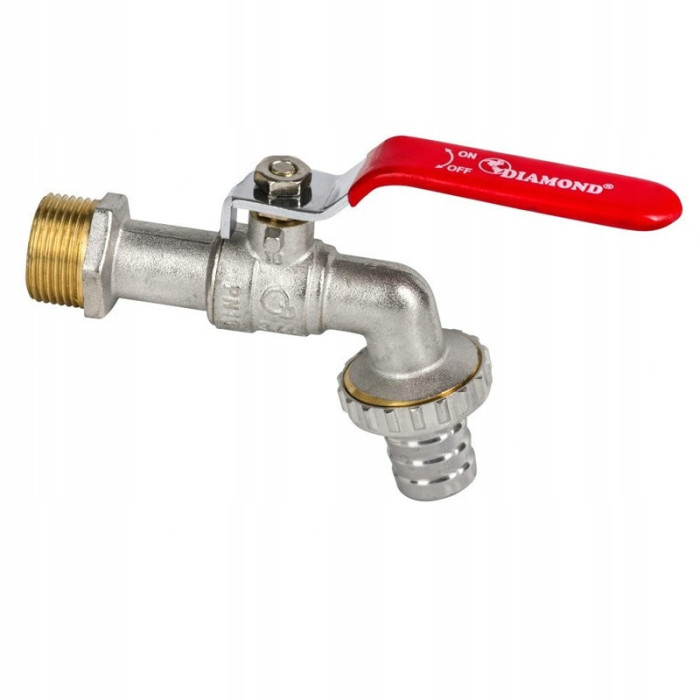 Zawór kurek kulowy 1/2 cala DN15 Ogrodowy standard