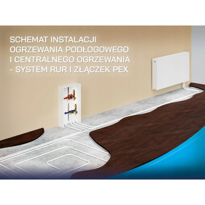 Rura Pex/al/pex 16 mm Diamond 50 mb w izolacji 6 mm