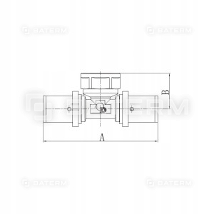 Trójnik 1 cal GW x 32 x 32 PEX zapras. Diamond