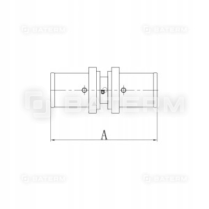 Mufa 32 x 32 PEX zaprasowywana Diamond