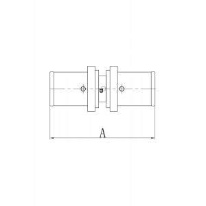 Mufa 16 x 16 PEX zaprasowywana Diamond