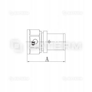 Mufa 25 x 3/4 cala PEX zaprasowywana Diamond