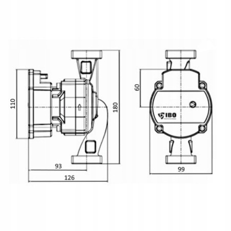 IBO AMG 25-40/180 PWM POMPA OBIEGOWA ENERGOOSZCZĘD