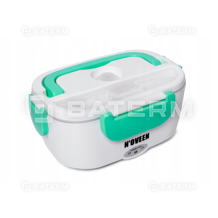 LUNCH BOX pojemnik podgrzewany LB330 NOVEEN 230 V miętowy