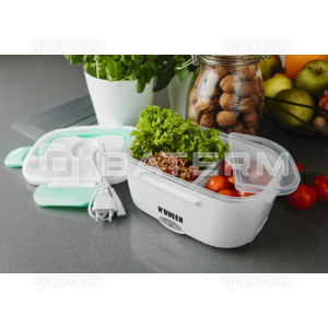 LUNCH BOX pojemnik podgrzewany LB330 NOVEEN 230 V miętowy