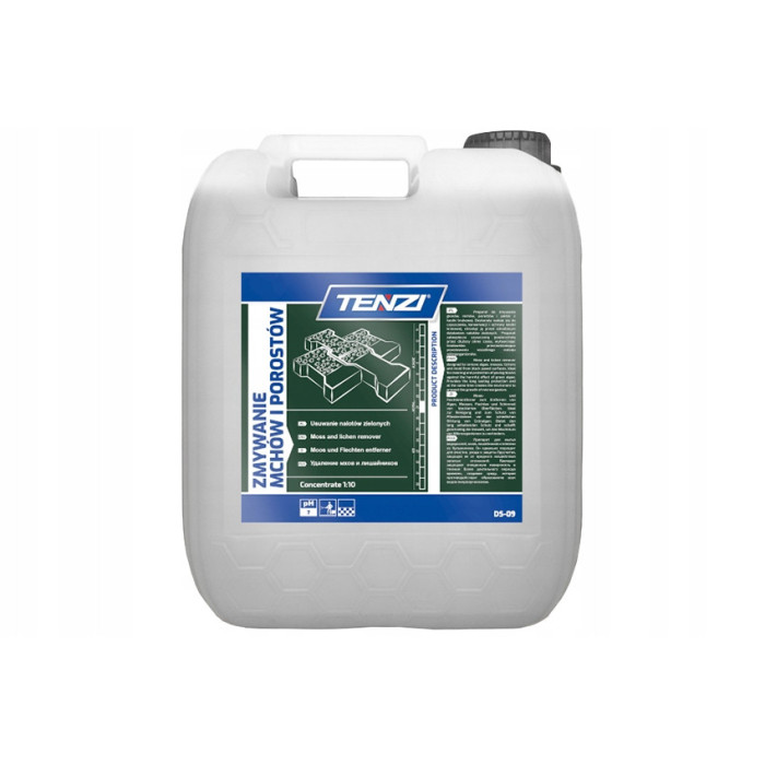 Płyn koncentrat do usuwania mchów porostów i zielonych nalotów z kostki 5L