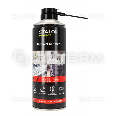 STALCO PROFESJONALNY SPRAY SMAR SILIKONOWY W SPRAYU SIL 84 400 ml