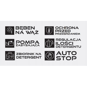 PROFESJONALNA MYJKA CIŚNIENIOWA WYSOKOCIŚNIENIOWA 3000W 180bar STALCO