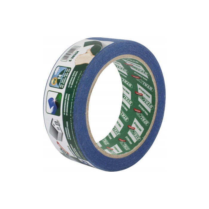 TAŚMA MALARSKA MASKUJĄCA 30 mm x 25 m NIEBIESKA STALCO