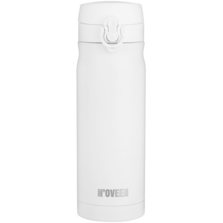 BUTELKA TERMICZNA KUBEK TERMOS BIDON 400ml STAL BIAŁA NOVEEN