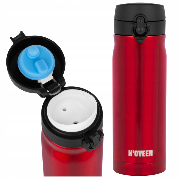 BUTELKA TERMICZNA PRÓŻNIOWA stal nierdzewna gorąca kawa herbata 400ml 0,4l