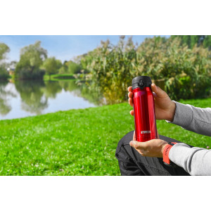 BUTELKA TERMICZNA PRÓŻNIOWA stal nierdzewna gorąca kawa herbata 400ml 0,4l