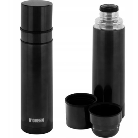 SZCZELNY TERMOS Z DWOMA KUBKAMI BUTELKA TERMICZNA 0,5L SZKOŁY PRACY NOVEEN