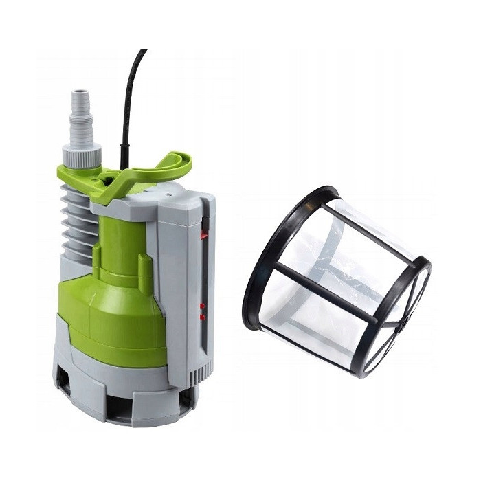 ZESTAW POMPA ZATAPIALNA FLORA 750W PŁYWAKIEM 225L/MIN WKŁAD FILTR SIATKOWY