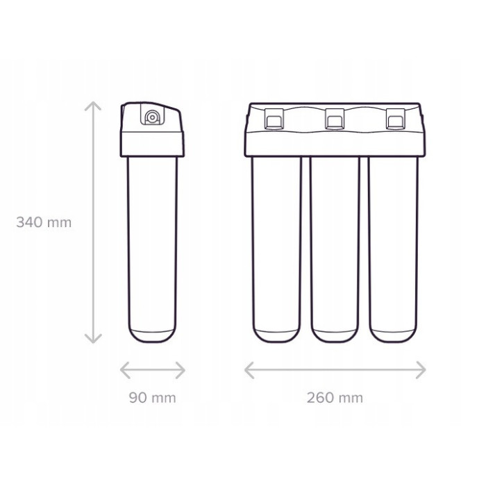 FILTR WODY PITNEJ AQUAPHOR KRYSZTAŁ A + KRAN