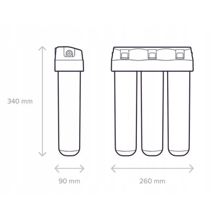 FILTR WODY PITNEJ AQUAPHOR KRYSZTAŁ A + KRAN