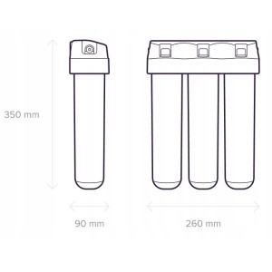 FILTR WODY PODZLEWOZMYWAKOWY AQUAPHOR KRYSZTAŁ H