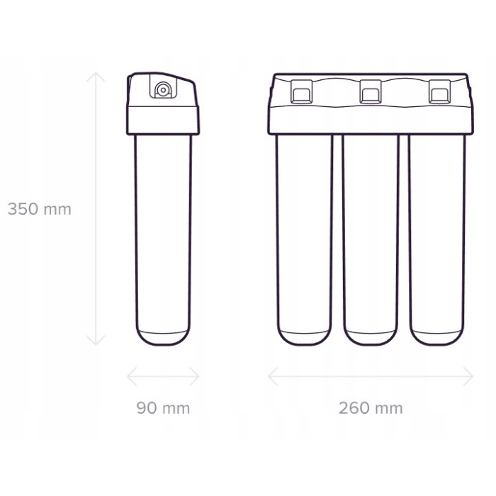 FILTR WODY PODZLEWOZMYWAKOWY AQUAPHOR KRYSZTAŁ H
